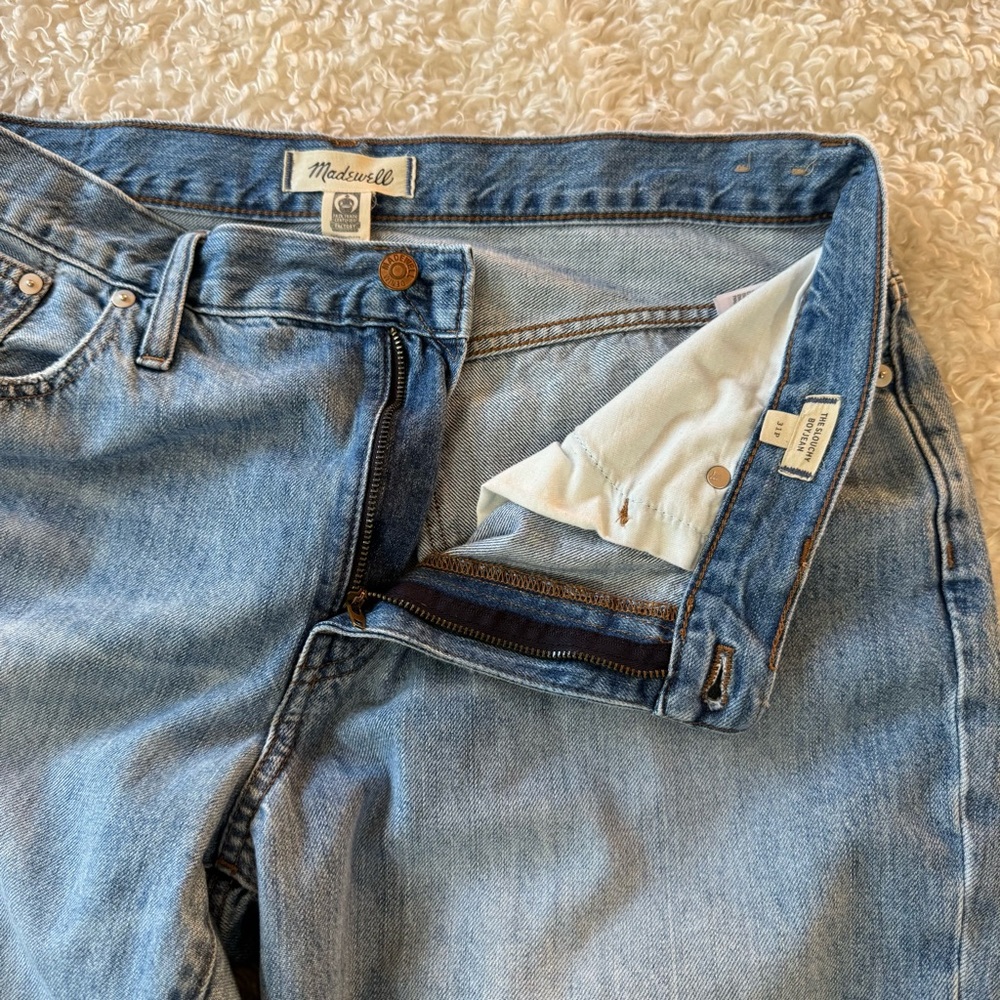 Madewell The Slouchy Boy Jean Denim Pants Size 31P NG831 - Picture 11 of 14